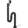 Neomounts CABLE SPINE ORGANIZER FOR SIT/STAND DESK FRAMES, CLAMP MOUNTED, BLACK