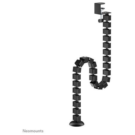 Neomounts CABLE SPINE ORGANIZER FOR SIT/STAND DESK FRAMES, CLAMP MOUNTED, BLACK
