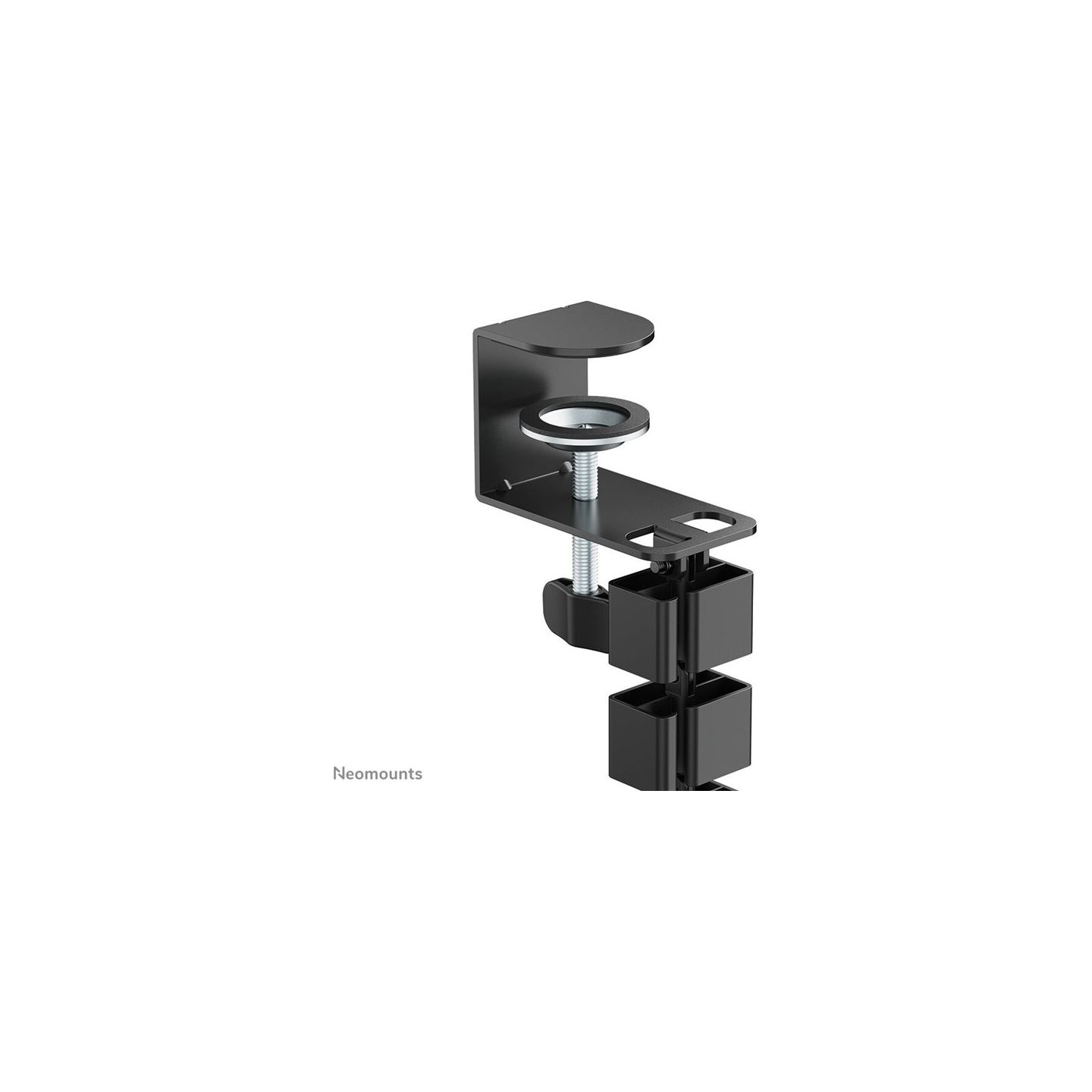 Neomounts CABLE SPINE ORGANIZER FOR SIT/STAND DESK FRAMES, CLAMP MOUNTED, BLACK