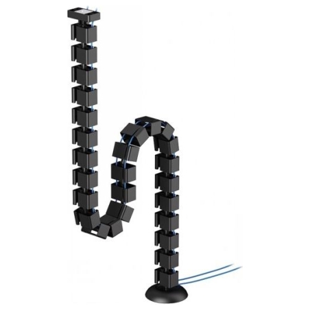 Neomounts CABLE SPINE ORGANIZER FOR SIT/STAND DESK FRAMES, MAGNET MOUNTED, BLACK