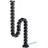 Neomounts CABLE SPINE ORGANIZER FOR SIT/STAND DESK FRAMES, MAGNET MOUNTED, BLACK