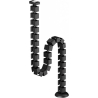 Neomounts CABLE SPINE ORGANIZER FOR SIT/STAND DESK FRAMES, MAGNET MOUNTED, BLACK