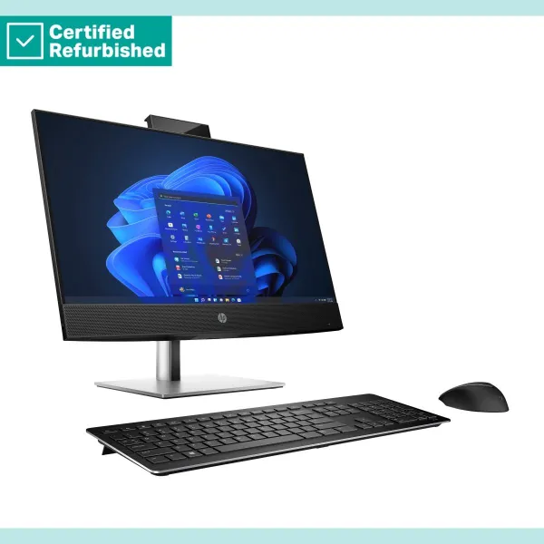 HP RENEW GOLD HP Pro 440 G9 AIO All-In-One 24 - i7-12700T, 16GB, 512GB SSD, Radeon RX 6300M 2GB, 23.8 FHD Non-Touch AG, DVD-RW, 