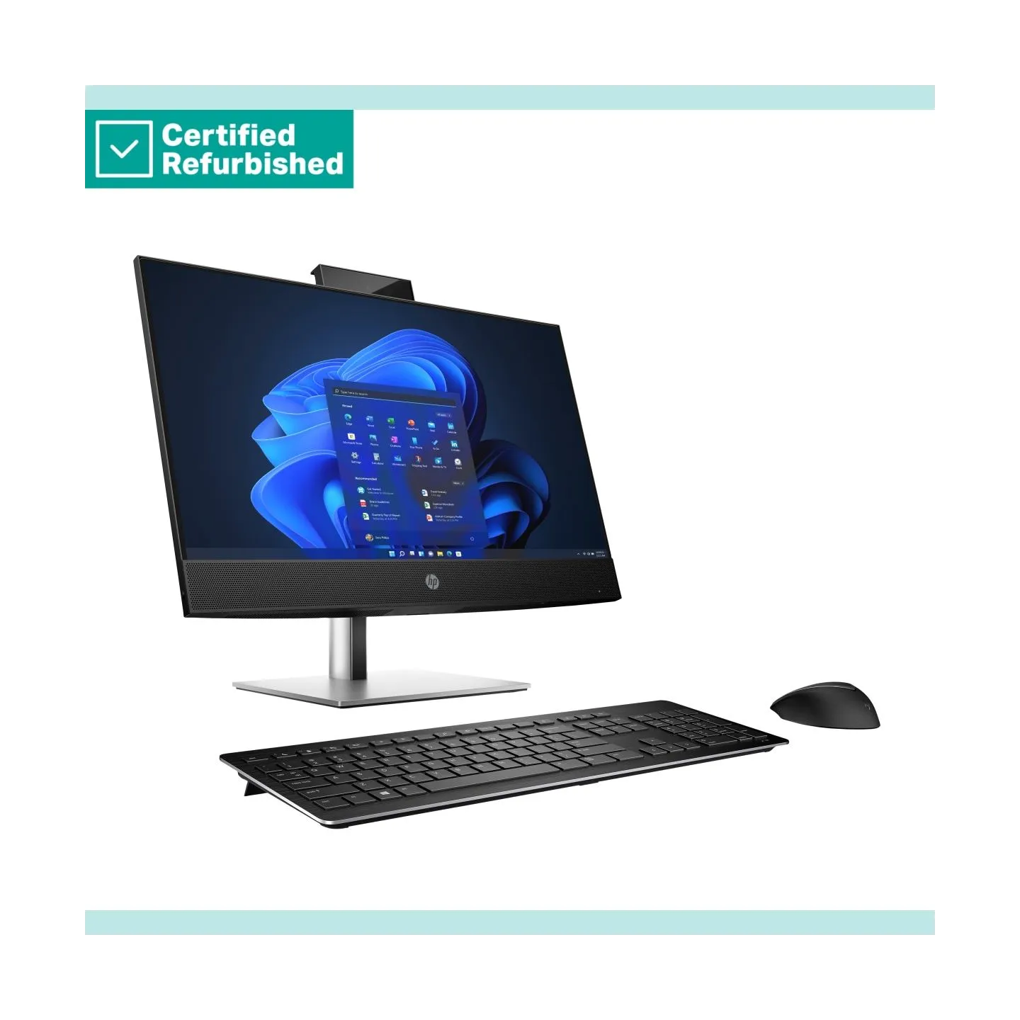 HP RENEW GOLD HP Pro 440 G9 AIO All-In-One 24 - i7-12700T, 16GB, 512GB SSD, Radeon RX 6300M 2GB, 23.8 FHD Non-Touch AG, DVD-RW, 