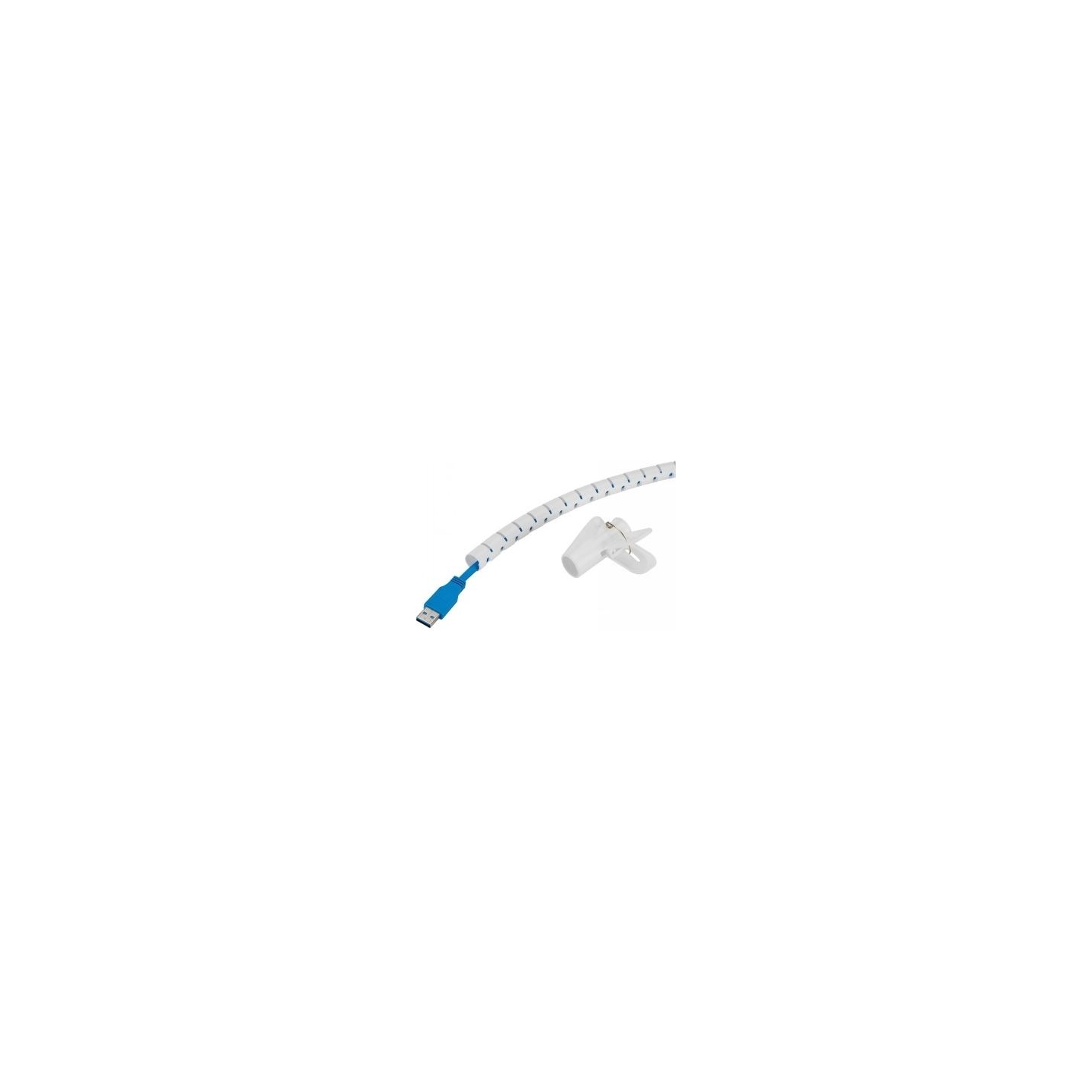 Neomounts SPIRAL CABLE WRAP, Ø15 MM., MULTIPLE CABLES, WHITE