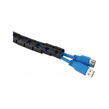 Neomounts SPIRAL CABLE WRAP, Ø20 MM., MULTIPLE CABLES, BLACK