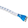 Neomounts SPIRAL CABLE WRAP, Ø25 MM., MULTIPLE CABLES, WHITE