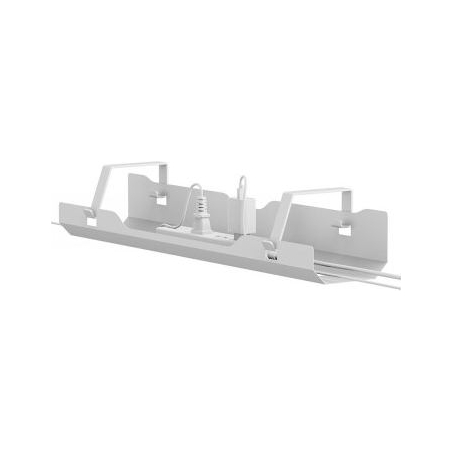 Neomounts ADS07-122WH CABLE TRAY - SCREW-MOUNTED – UNIVERSAL, WHITE