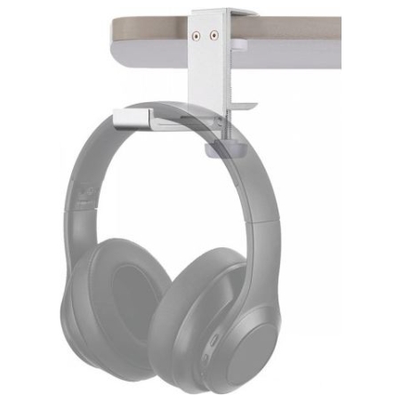 Neomounts HEADPHONE HOLDER, CLAMP MOUNTED, ALUMINUM