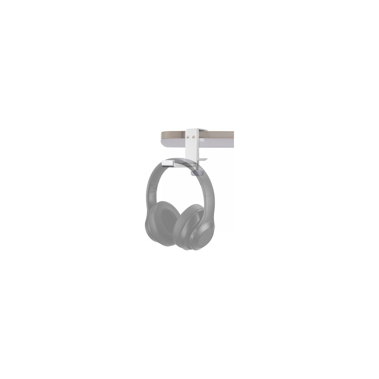Neomounts HEADPHONE HOLDER, CLAMP MOUNTED, ALUMINUM