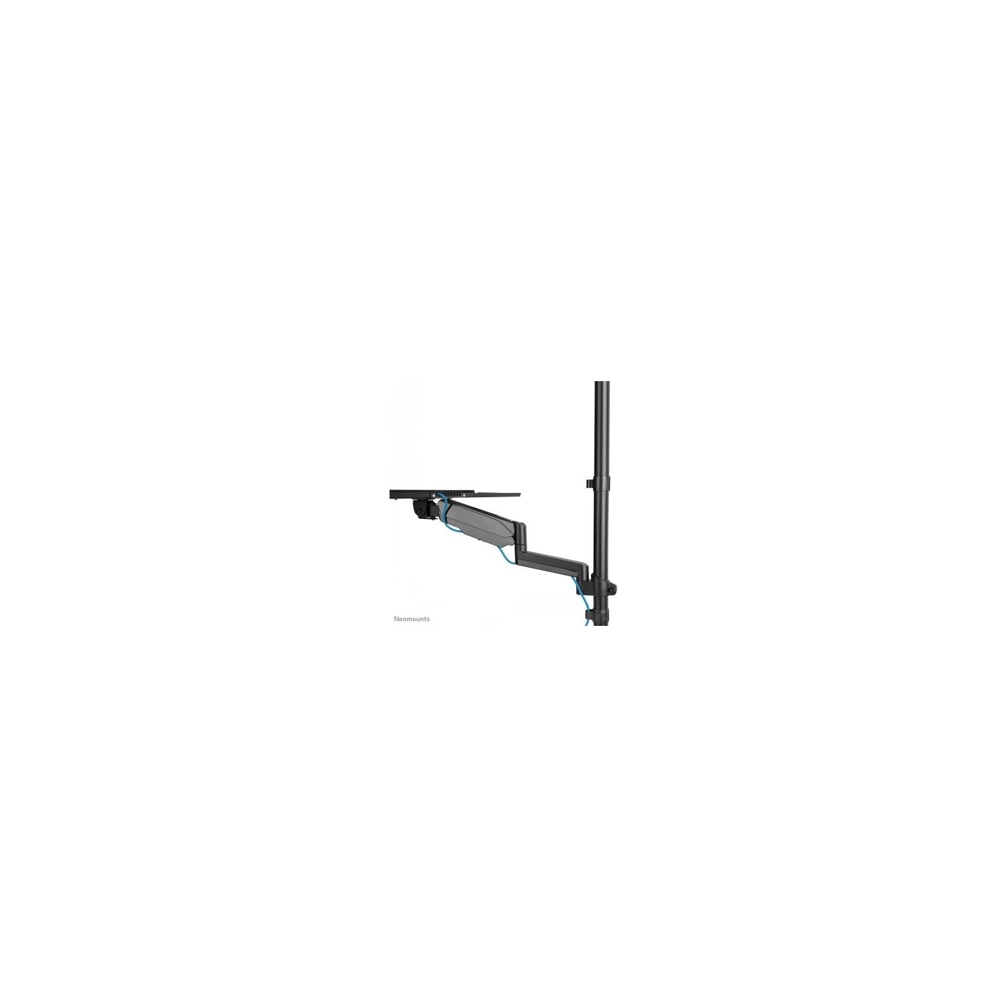 Neomounts WALL MOUNTED SIT-STAND WORKSTATION (SCREEN, KEYBOARD & MOUSE)