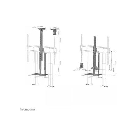 Neomounts SELECT VIDEO KIT CAM- &AV SHELF  (INCL. LOGITECH RALLY BAR (MINI) ADAPTER FOR FL55-875WH1