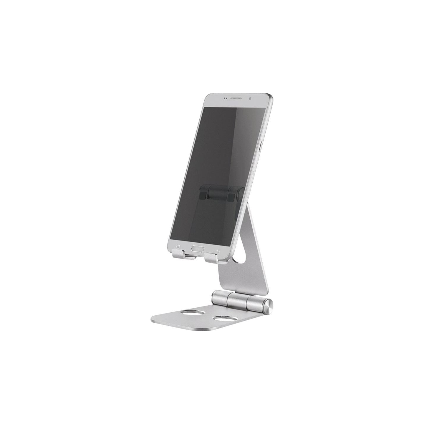 Neomounts NEWSTAR PHONE DESK STAND (SUITED FOR PHONES UP TO 10"), SILVER