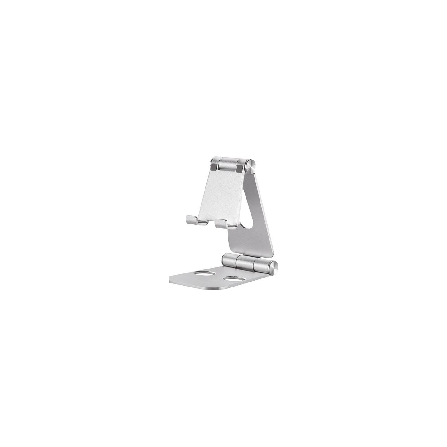 Neomounts NEWSTAR PHONE DESK STAND (SUITED FOR PHONES UP TO 10"), SILVER