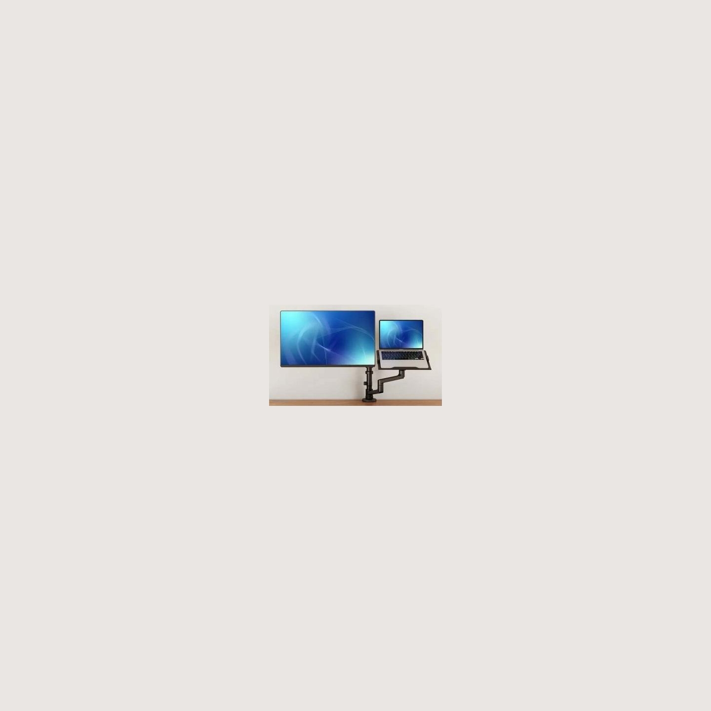 Neomounts LAPTOP + SCREEN DESK MOUNT (CLAMP+GROMMET)