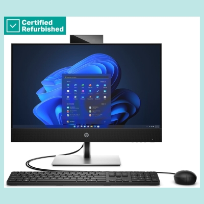 HP RENEW SILVER HP Pro 440 G9 AIO All-In-One - i7-13700T, 16GB, 512GB SSD, 23.8 FHD Non-Touch AG, Height Adjustable, USB Mouse, 