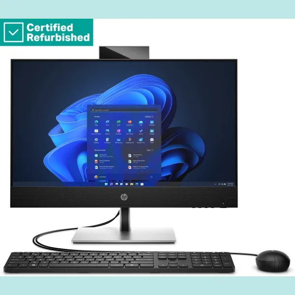 HP RENEW SILVER HP Pro 440 G9 AIO All-In-One - i7-13700T, 16GB, 512GB SSD, 23.8 FHD Non-Touch AG, Height Adjustable, USB Mouse, 
