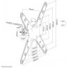 Neomounts BY NEWSTAR SCREEN POLE CLAMP/TRUSS MOUNT 1 PIVOT VESA 400X400 (POLEDIAMETER 28-50 MM)