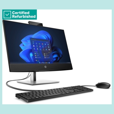 HP RENEW SILVER HP Pro 440 G9 AIO All-In-One - i7-13700T, 16GB, 512GB SSD, 23.8 FHD Non-Touch AG, Height Adjustable, USB Mouse, 