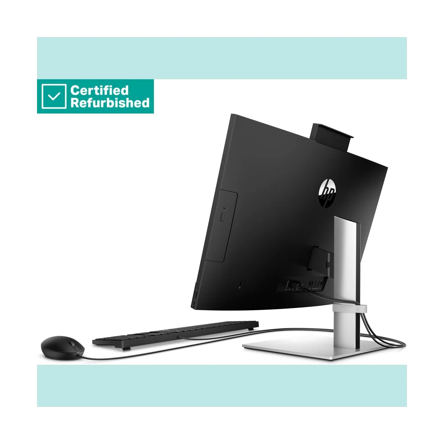 HP RENEW SILVER HP Pro 440 G9 AIO All-In-One - i7-13700T, 16GB, 512GB SSD, 23.8 FHD Non-Touch AG, Height Adjustable, USB Mouse, 