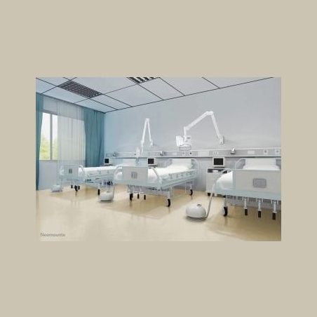 Neomounts NEWSTAR MEDICAL FLAT SCREEN WALL MOUNT (162 CM LONG/170 CM HIGH) 10-27" WHITE