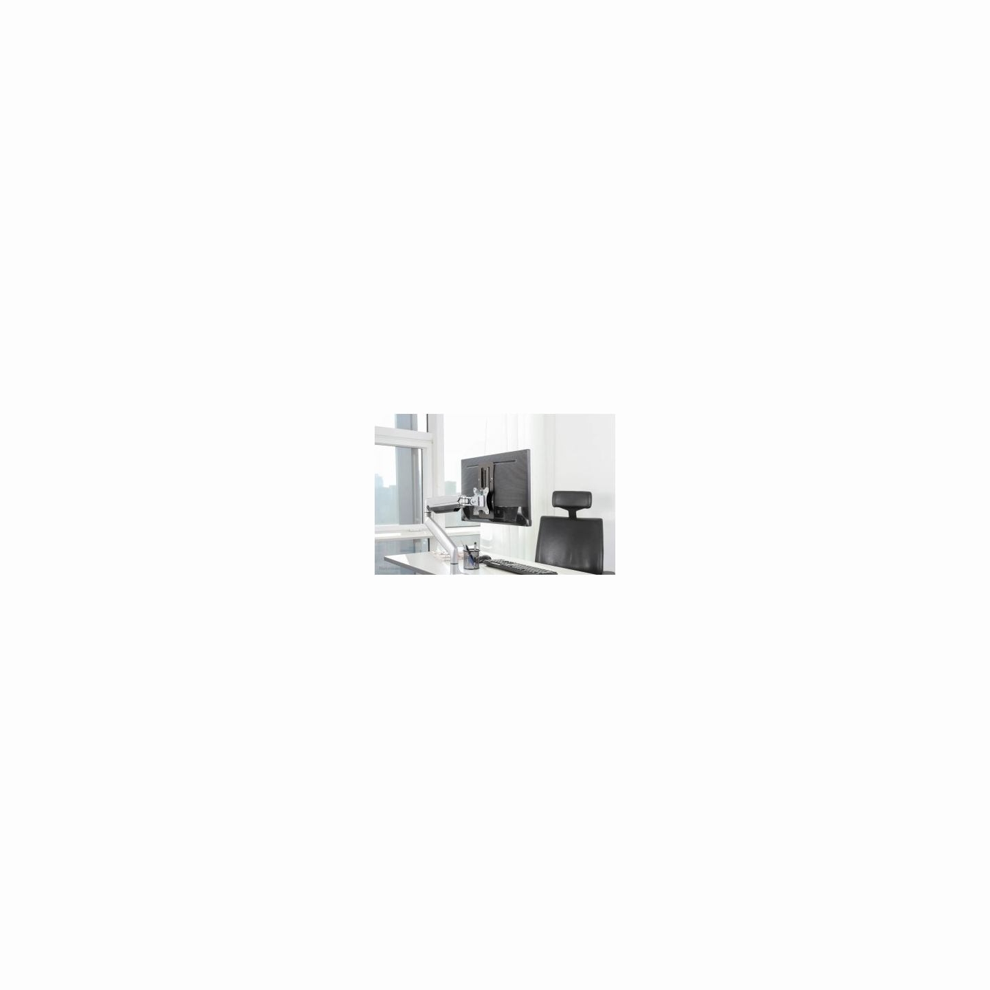 Neomounts NEWSTAR HEIGHT ADJUSTABLE ADAPTER (ASSEMBLY ON VESA 75/100) - BLACK