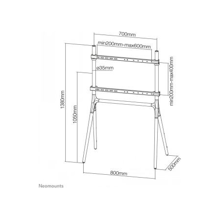 Neomounts FLAT SCREEN FLOOR STAND (37-70")
