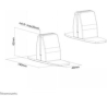 Neomounts DESK STAND FOR NS-GLSPROTECTXXX - SET OF 2