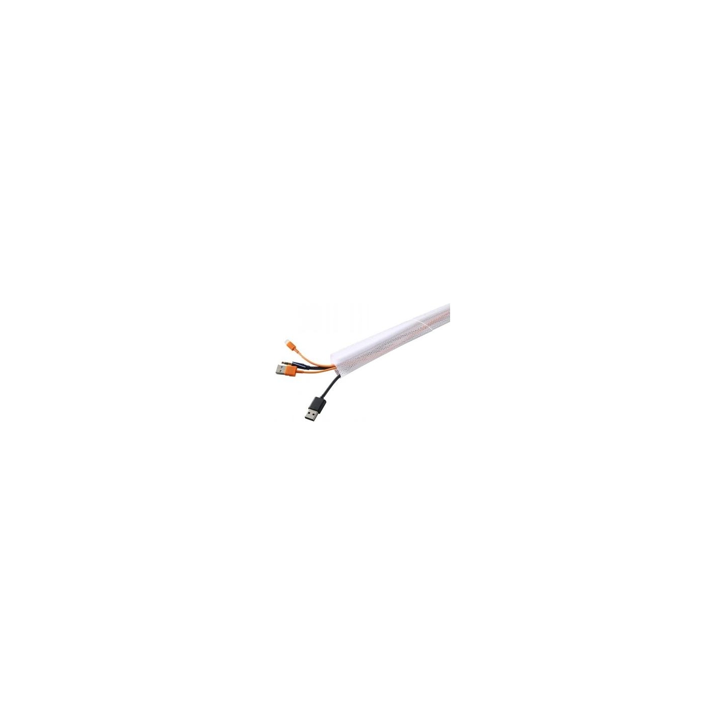 Neomounts BY NEWSTAR WHITE CABLE SOCK, 200 CM LONG, 8,5 CM WIDE