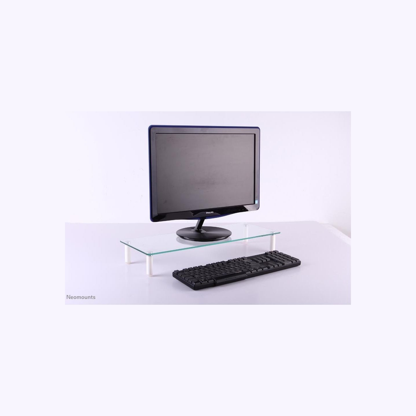 Neomounts NEWSTAR MONITOR RISER (HEIGHT ADJUSTMENT: 8 CM) 25 KG -