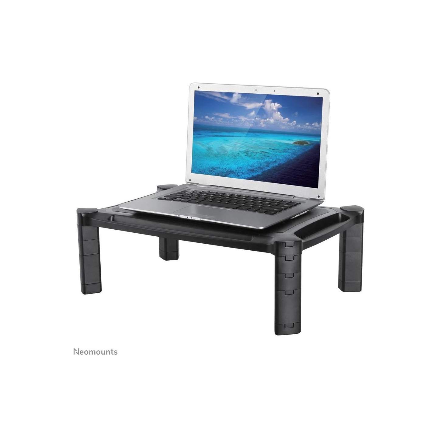 Neomounts NEWSTAR MONITOR RISER (HEIGHT ADJUSTMENT: 16,8 CM) 25 KG BLACK