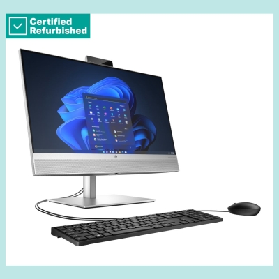 HP RENEW SILVER HP Elite 840 G9 AIO All-In-One 24 - i5-14500, 32GB, 512GB SSD, 23.8 FHD Touch AG, Height Adjustable, USB Mouse, 