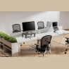 Neomounts NEWSTAR MONITOR RISER (HEIGHT ADJUSTMENT: 16,8 CM) 25 KG BLACK