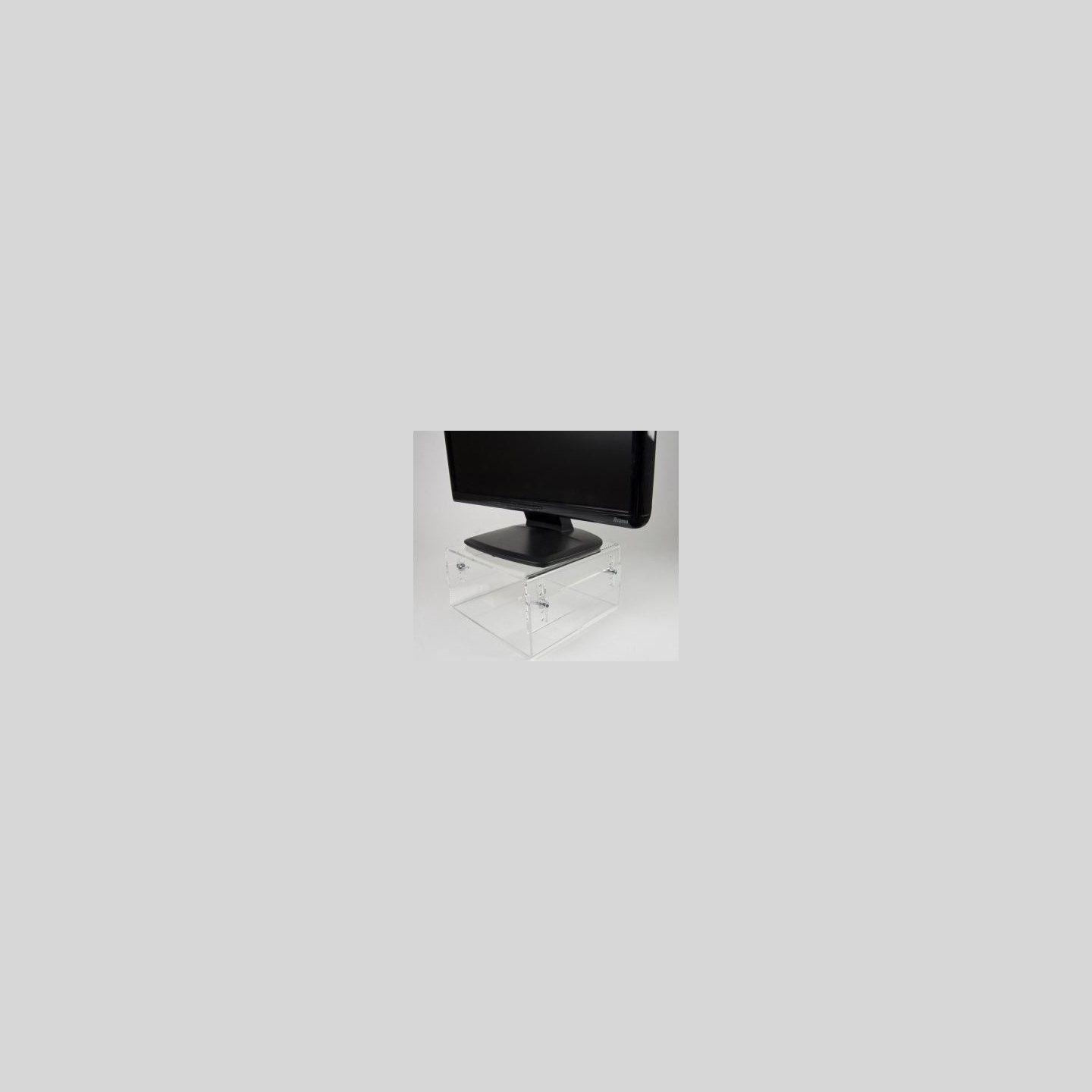 Neomounts NEWSTAR ACRYLIC MONITOR RISER (HEIGHT ADJUSTMENT: 7-13 CM) 25 KG -