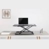 Neomounts NEWSTAR WORKSTATION - SIT-STAND WORKPLACE (HEIGHT ADJUSTMENT: 4-40 CM), BLACK