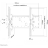 Neomounts NEWSTAR FLAT SCREEN WALL MOUNT (TILTABLE) 37-85" SILVER