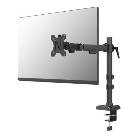 Neomounts NERO SINGLE FLAT SCREEN DESK MOUNT (PHONE HOLDER+QUICK-FIX CLAMP/GROMMET)