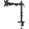 Neomounts NERO SINGLE FLAT SCREEN DESK MOUNT (PHONE HOLDER+QUICK-FIX CLAMP/GROMMET)