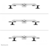 Neomounts DS65S-950WH2 FULL MOTION DESK MONITOR ARM FOR 24-34" SCREENS - WHITE