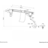 Neomounts SELECT DESK MOUNT, DOUBLE DISPLAY CROSSBAR (TOPFIX CLAMP &GROMMET)
