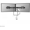 Neomounts SELECT DESK MOUNT, DOUBLE DISPLAY CROSSBAR (TOPFIX CLAMP &GROMMET) WHITE