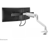 Neomounts SELECT DESK MOUNT, DOUBLE DISPLAY CROSSBAR (TOPFIX CLAMP &GROMMET) WHITE
