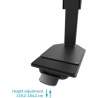 Neomounts MOVE LIFT XL MOTORISED MOBILE STAND INCL. STORAGE BOX, 10 CM. WHEELS FLOOR - VESA MAX 1200X600