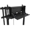 Neomounts FL55-975BL1 MOVE Lift XL TV trolley 75-115" - motorised 160kg 200x200-1200x600 h:119-184