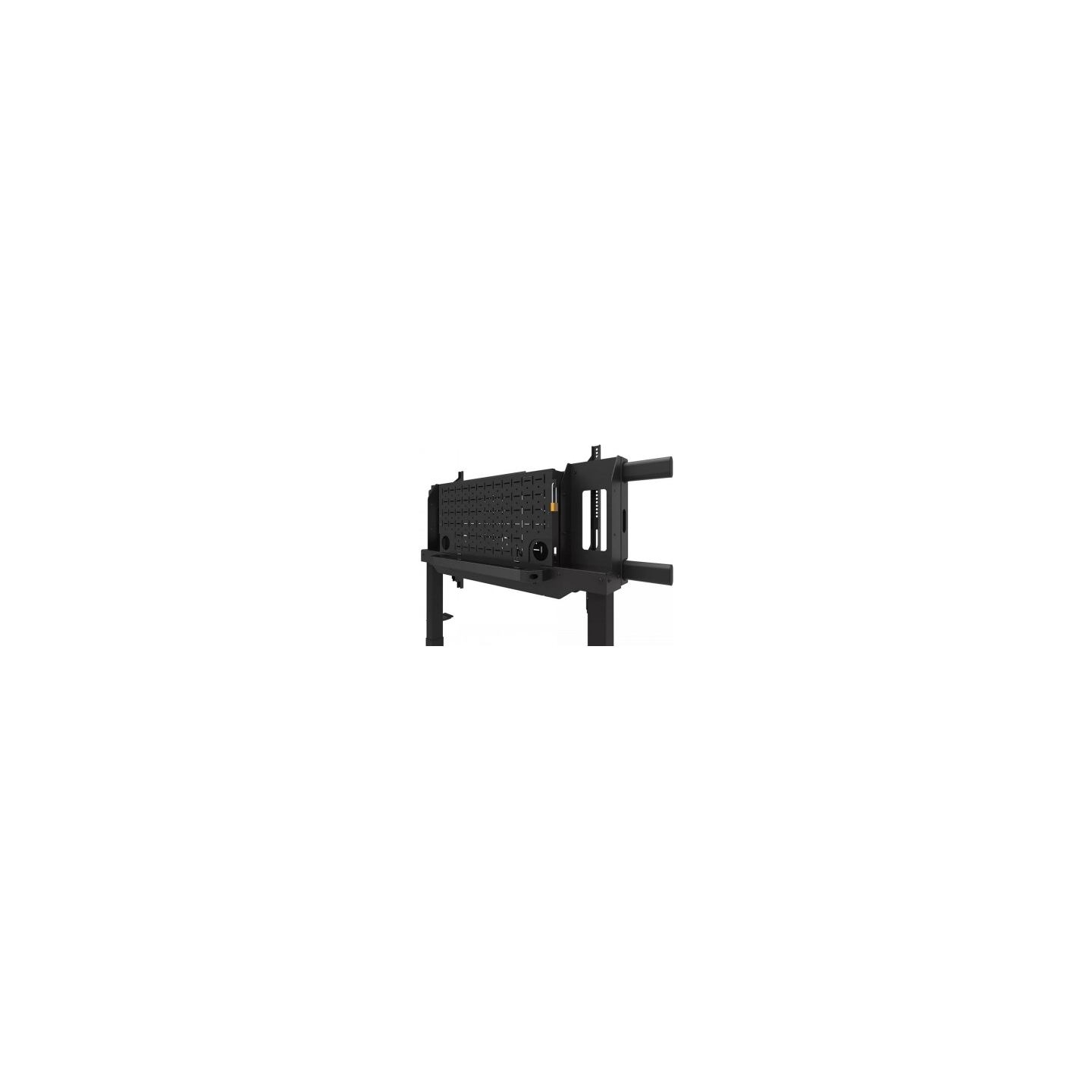 Neomounts MOVE LIFT XL MOTORISED MOBILE STAND INCL. STORAGE BOX, 10 CM. WHEELS FLOOR - VESA MAX 1200X600