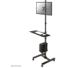 Neomounts NEWSTAR MOBILE WORKPLACE FLOOR STAND (MONITOR, KEYBOARD/MOUSE & PC) 10-32" BLACK