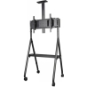 Neomounts NEWSTAR MOBILE FLAT SCREEN FLOOR STAND (HEIGHT: 110 - 144 CM) 32-65" BLACK