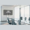 Neomounts BY NEWSTAR MOTORISED WALL STAND INCL. STORAGE BOX, 10 CM. WHEELS VESA 100X100 UP TO 800X600 WHITE