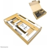 Neomounts BY NEWSTAR MOTORISED WALL STAND INCL. STORAGE BOX, 10 CM. WHEELS VESA 100X100 UP TO 800X600 WHITE