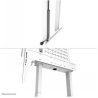 Neomounts BY NEWSTAR MOTORISED WALL STAND INCL. STORAGE BOX, 10 CM. WHEELS VESA 100X100 UP TO 800X600 WHITE